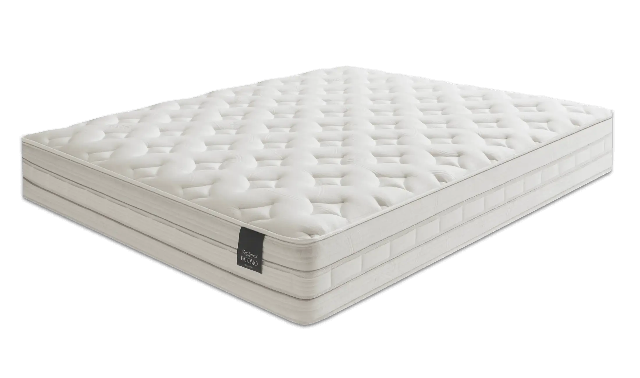 Manifattura Falomo | Balance Lana Cotone H3 sostenuto | Materasso a molle insacchettate e Aquatech®