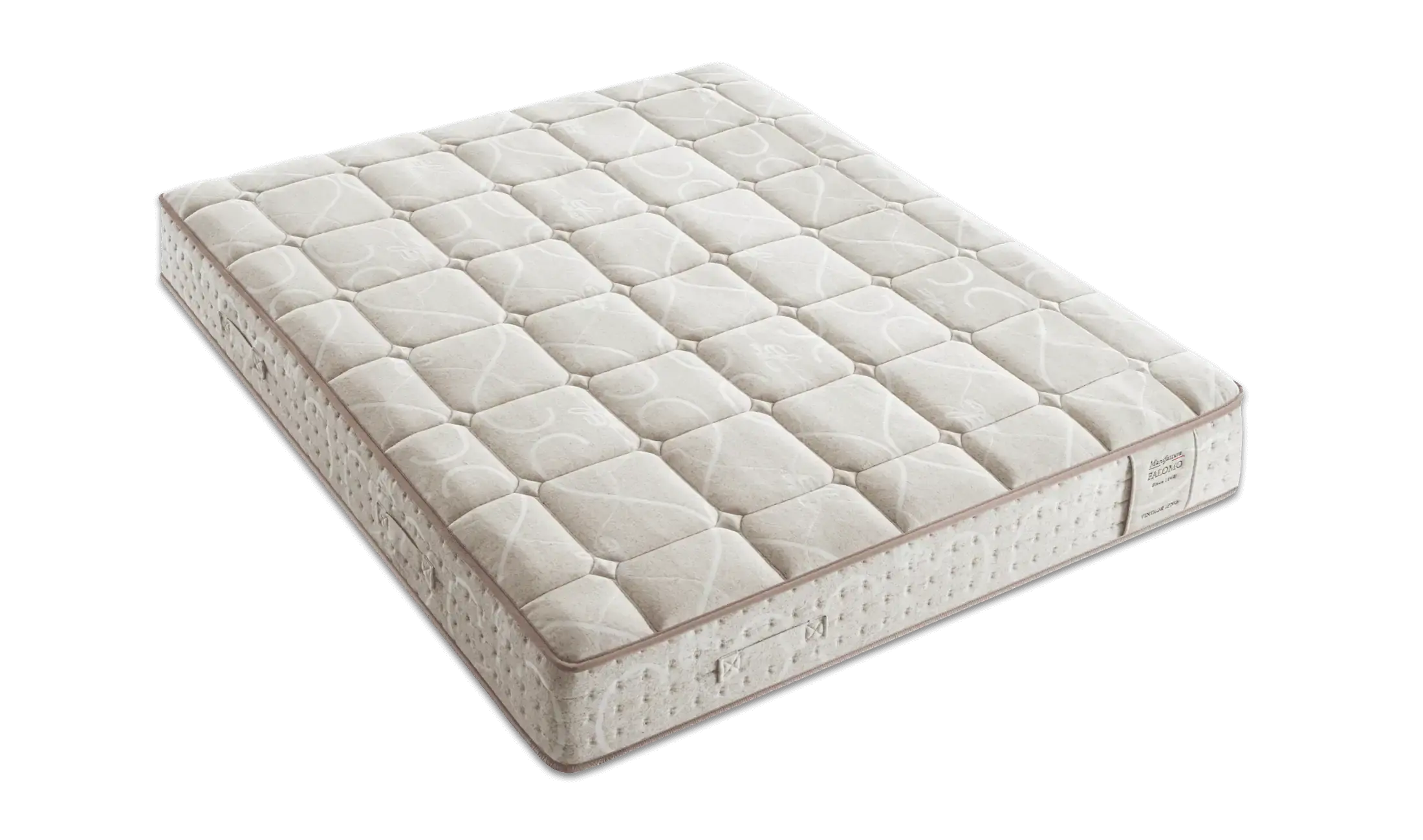 Manifattura Falomo | Vintage Ipno H4 molto rigido | Materasso a molle insacchettate in Titanio e Pillow Top